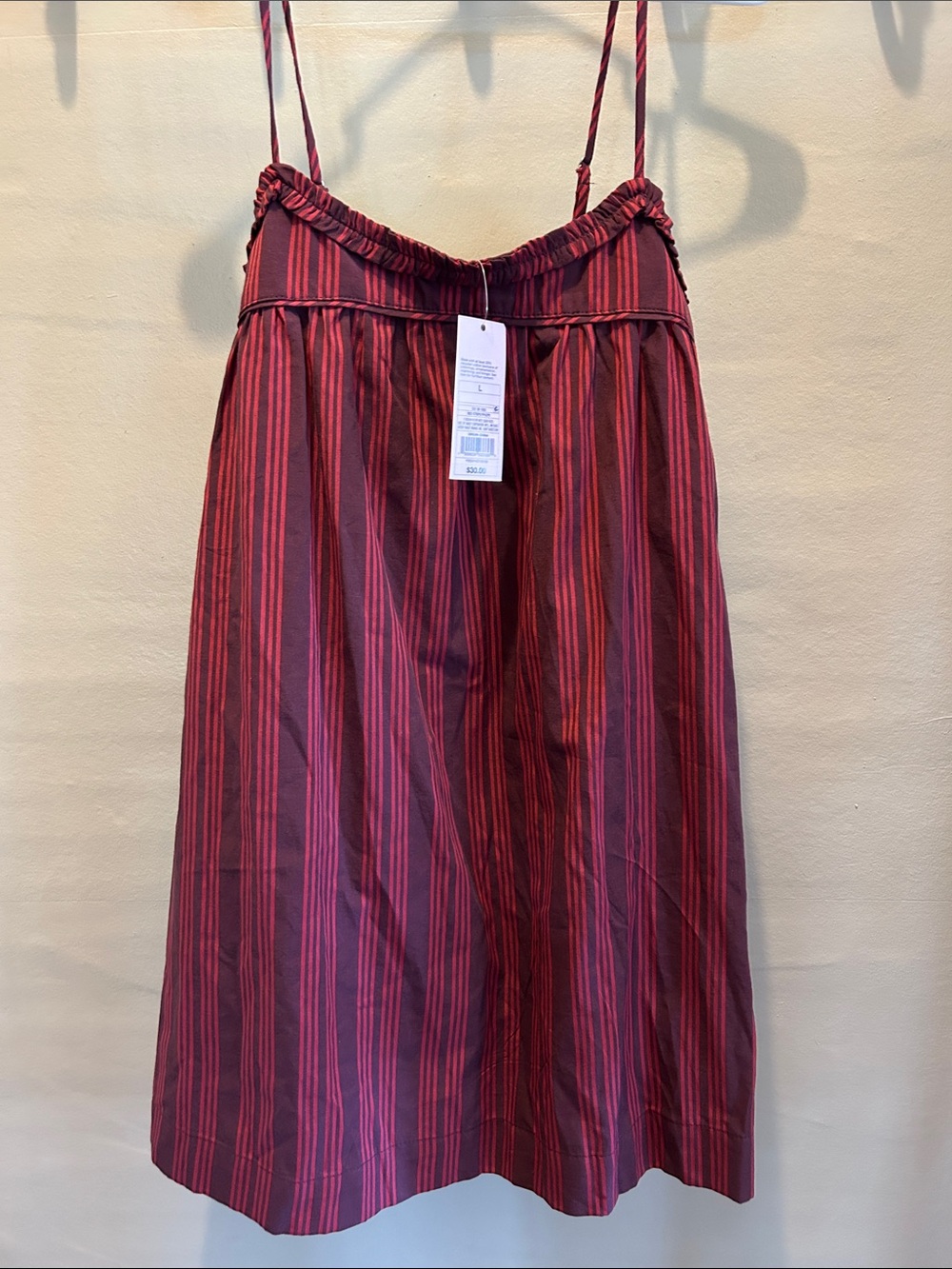 wild fable Red and Black Striped Mini Dress